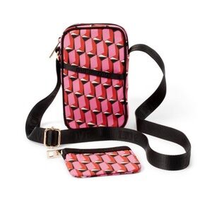 NWT DVF Diane Von Furstenberg x Target Modern Geo Cellphone crossbody bag